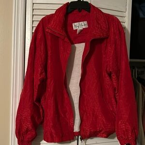 Oleg Cassini Large Red Jacket.